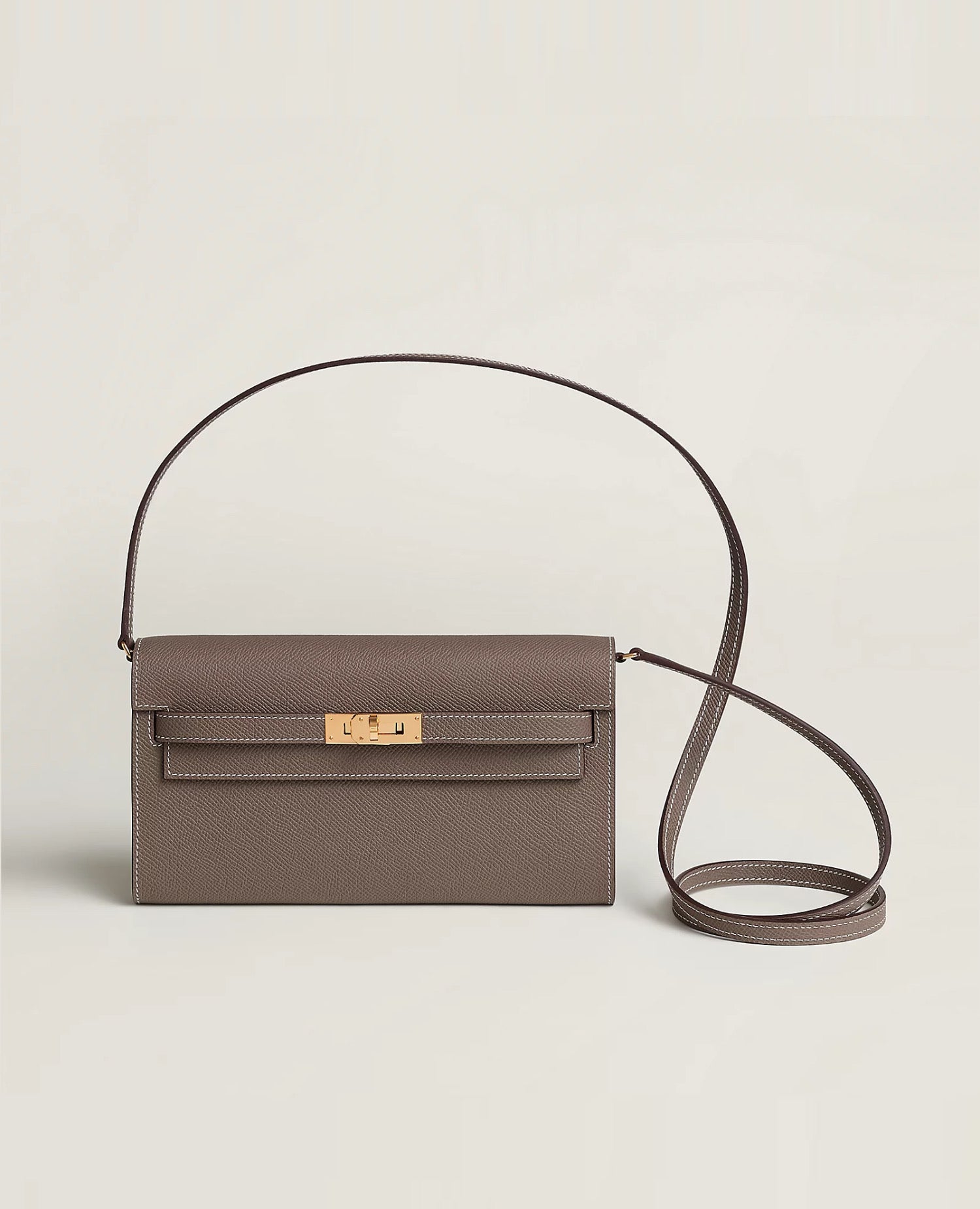 Hermès Kelly Classique To Go wallet Etoupe Epsom