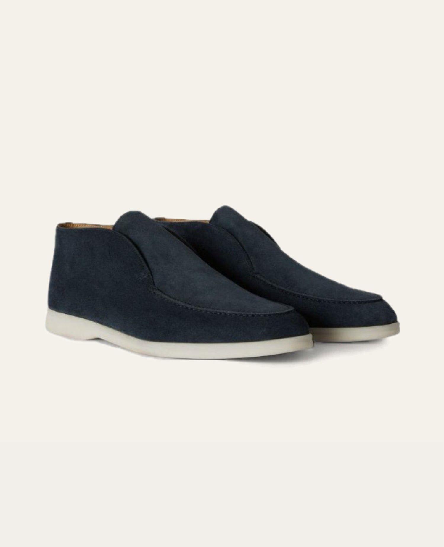 Loro Piana Open Walk Ankle Boot Vavy Blue