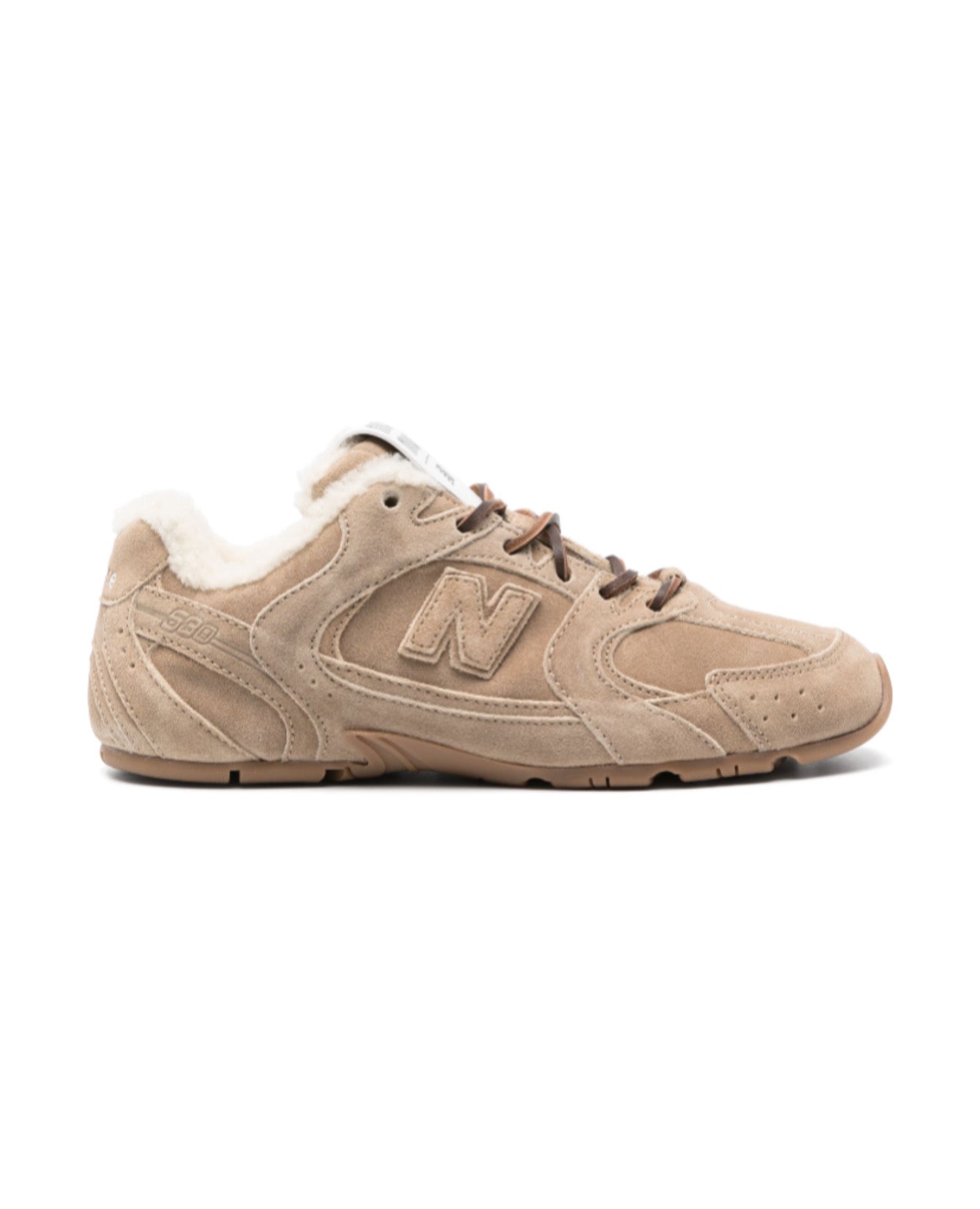 Miu Miu X New Balance 530 Suede Sneakers Beige