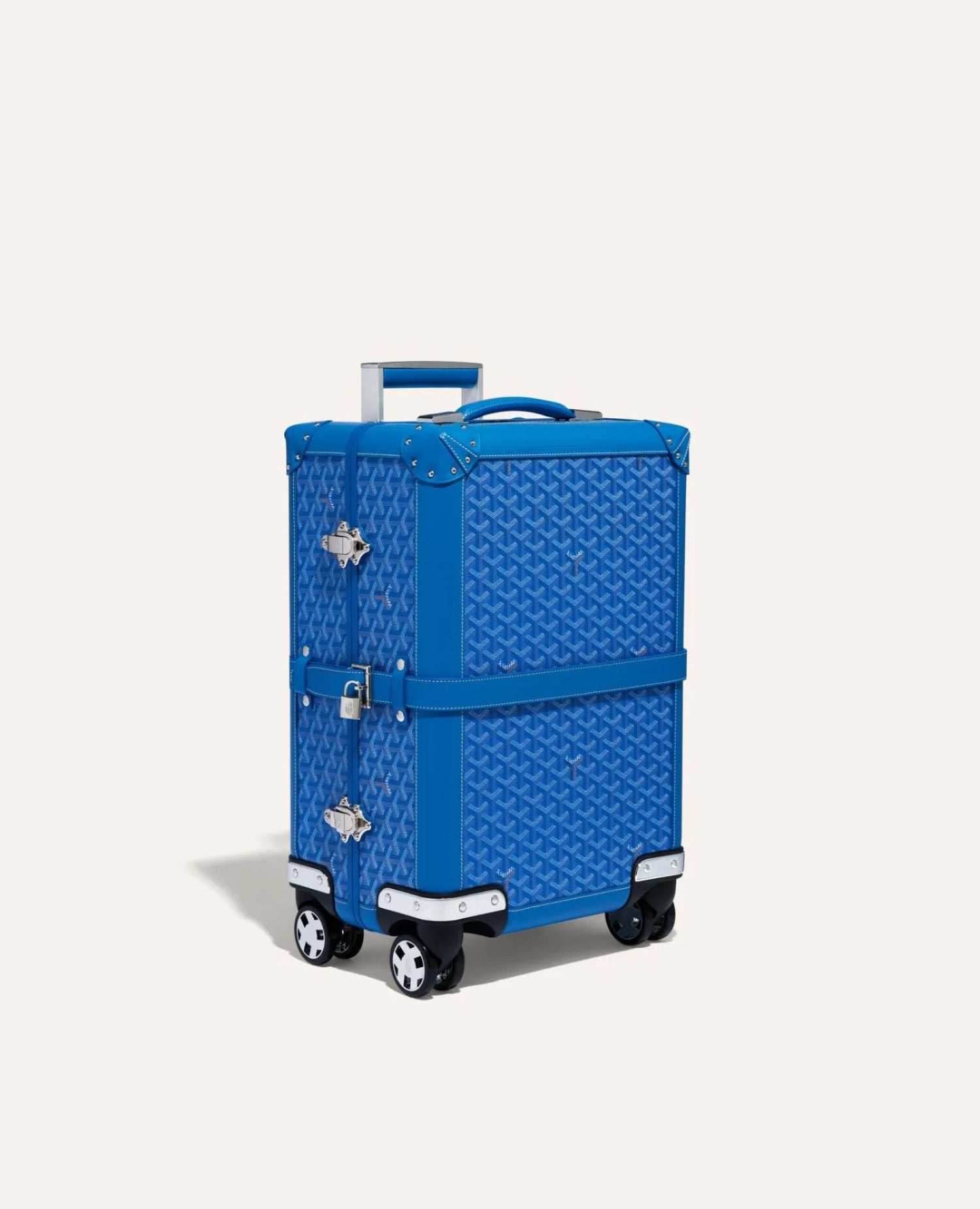 Goyard Bourget PM Trolley Case Sky Blue