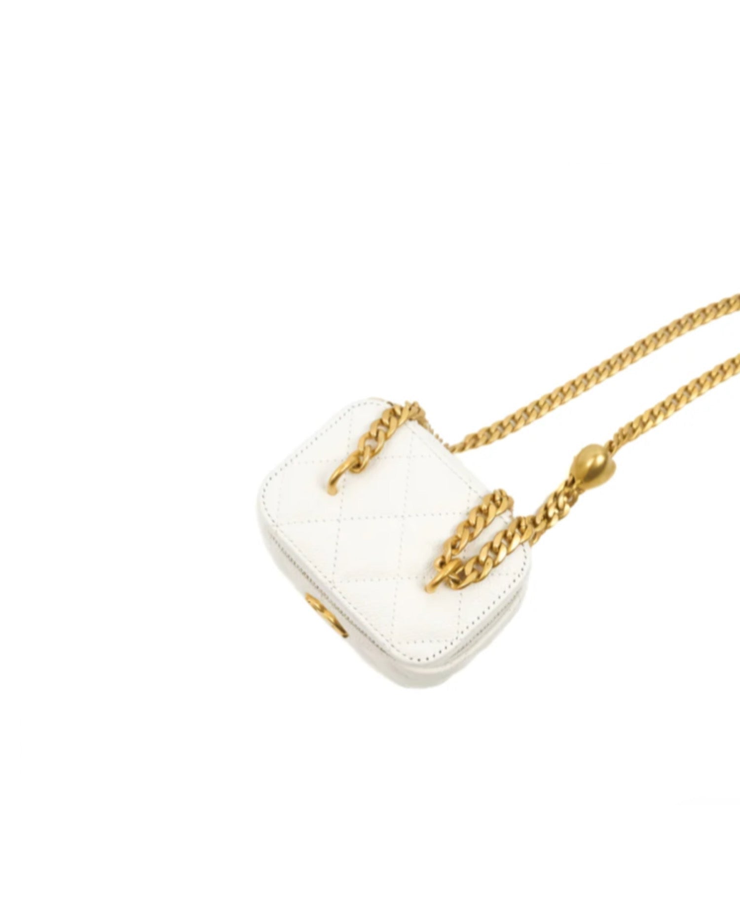 Coco Mini Vanity Bag White