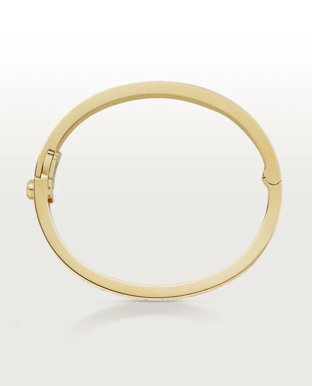 Cartier Love Bracelet, Classic Model, paved, Yellow Gold