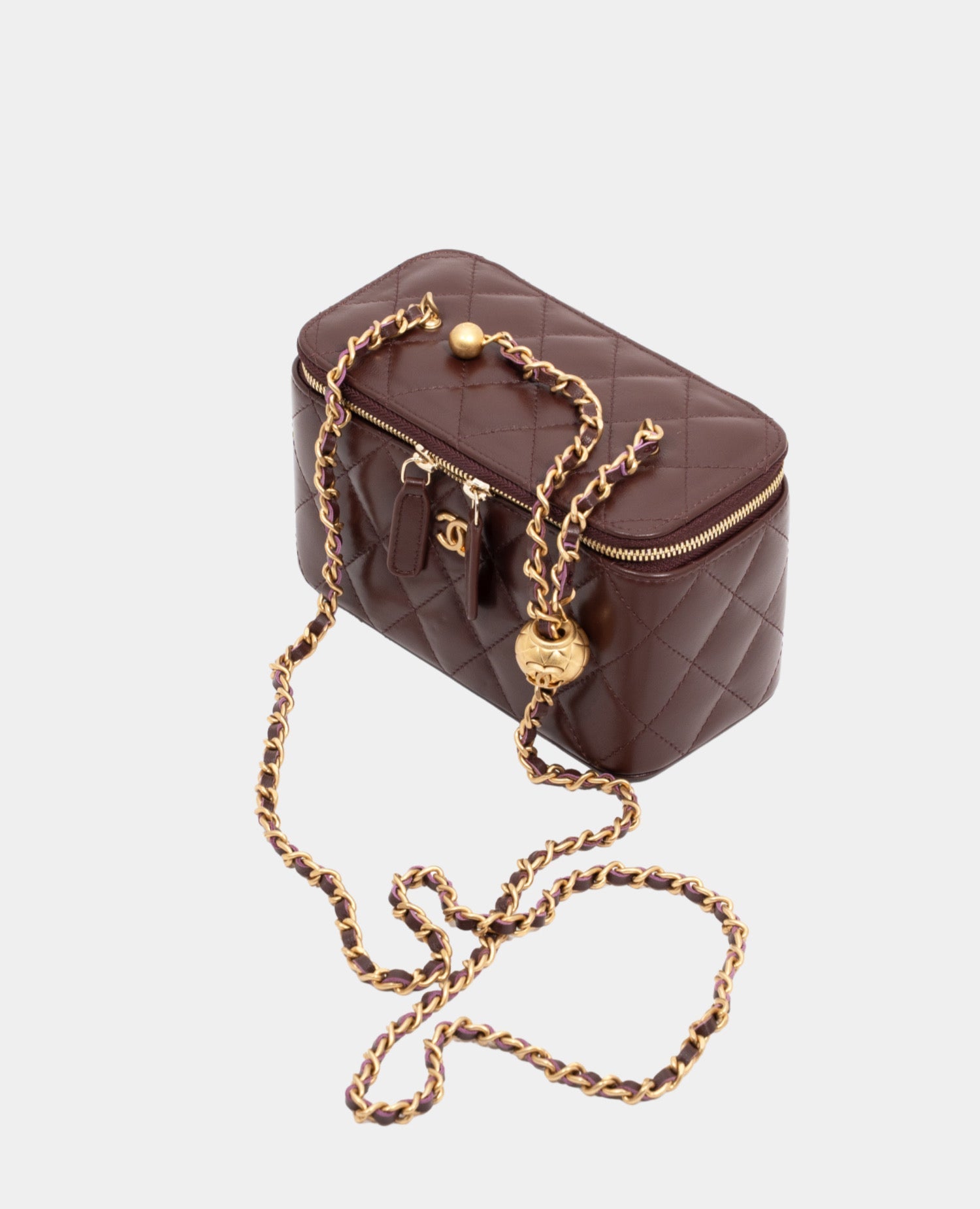 Coco Vanity Bag Burgundy
