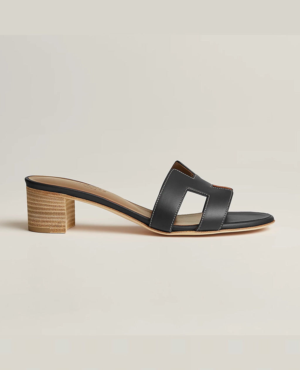 Hermès Oasis sandal Noir