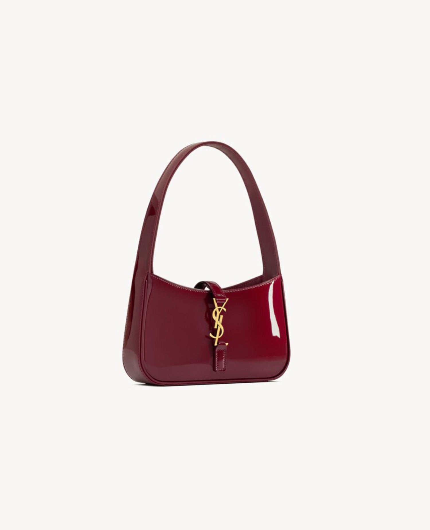 Saint Laurent Mini LE 5 À 7 In Patent Leather