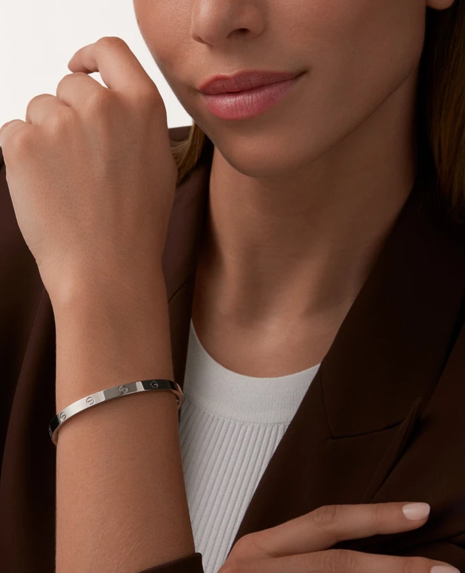 Cartier Love Bracelet, Medium Model, Silver