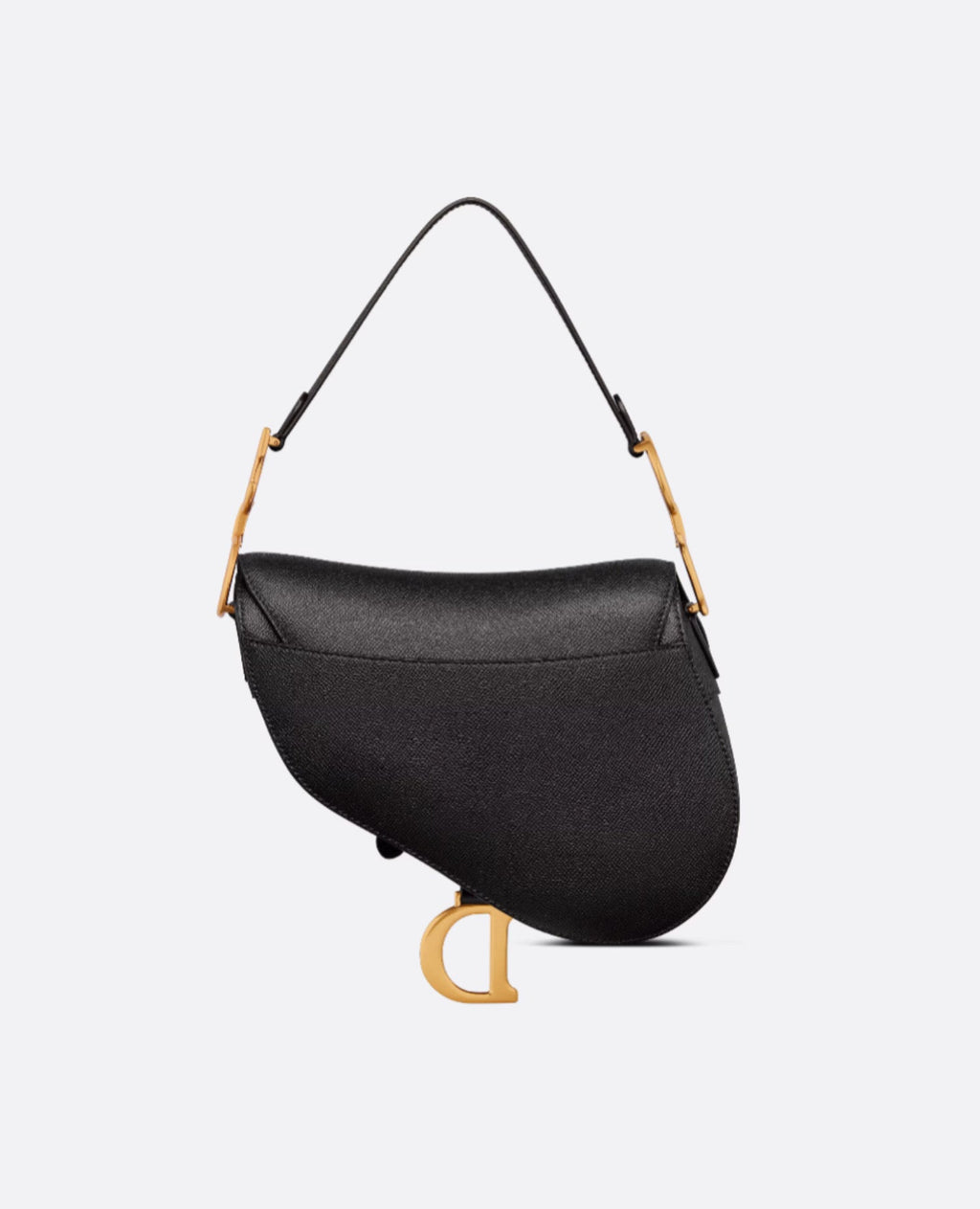 Christian Dior Saddle Bag with Strap Black