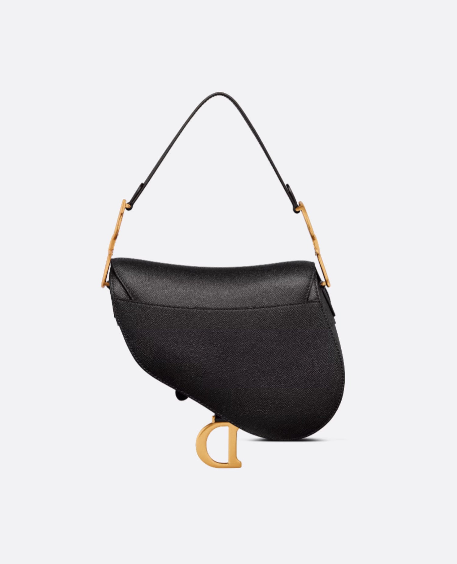 Christian Dior Saddle Bag with Strap Black