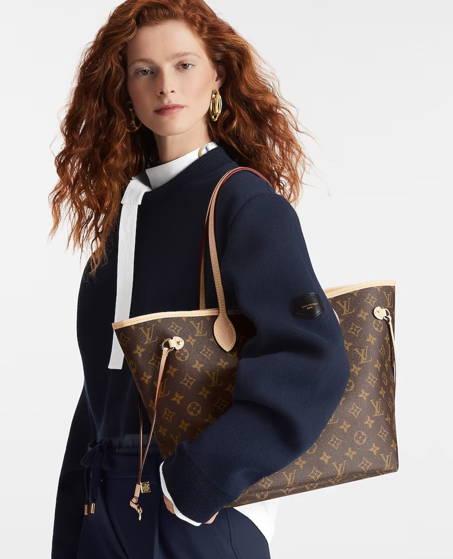Louis Vuitton Neverfull MM Monogram Beige
