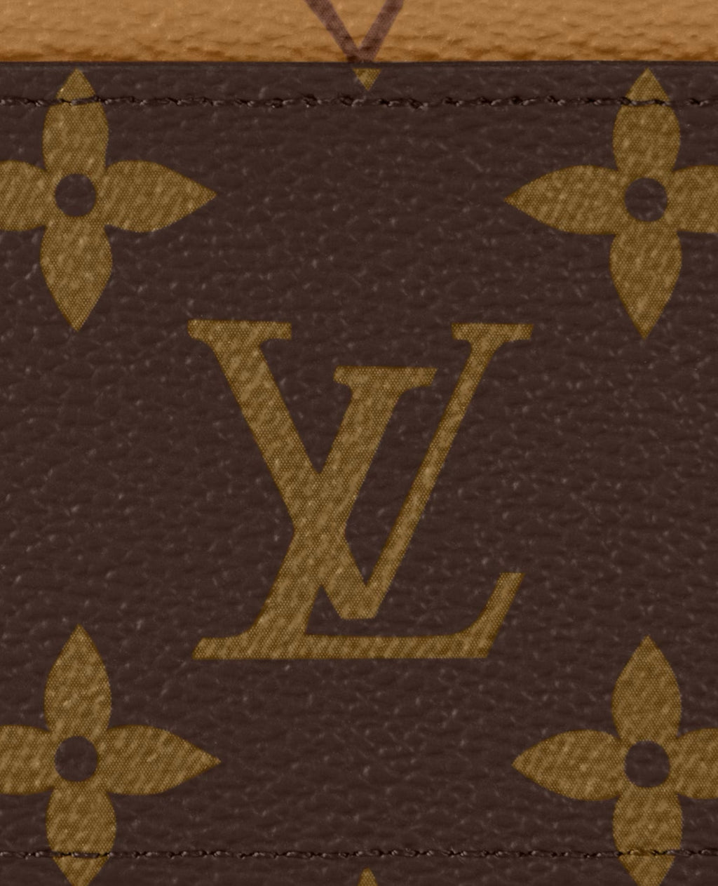 Louis Vuitton Card Holder Monogram Reverse Coated Canvas
