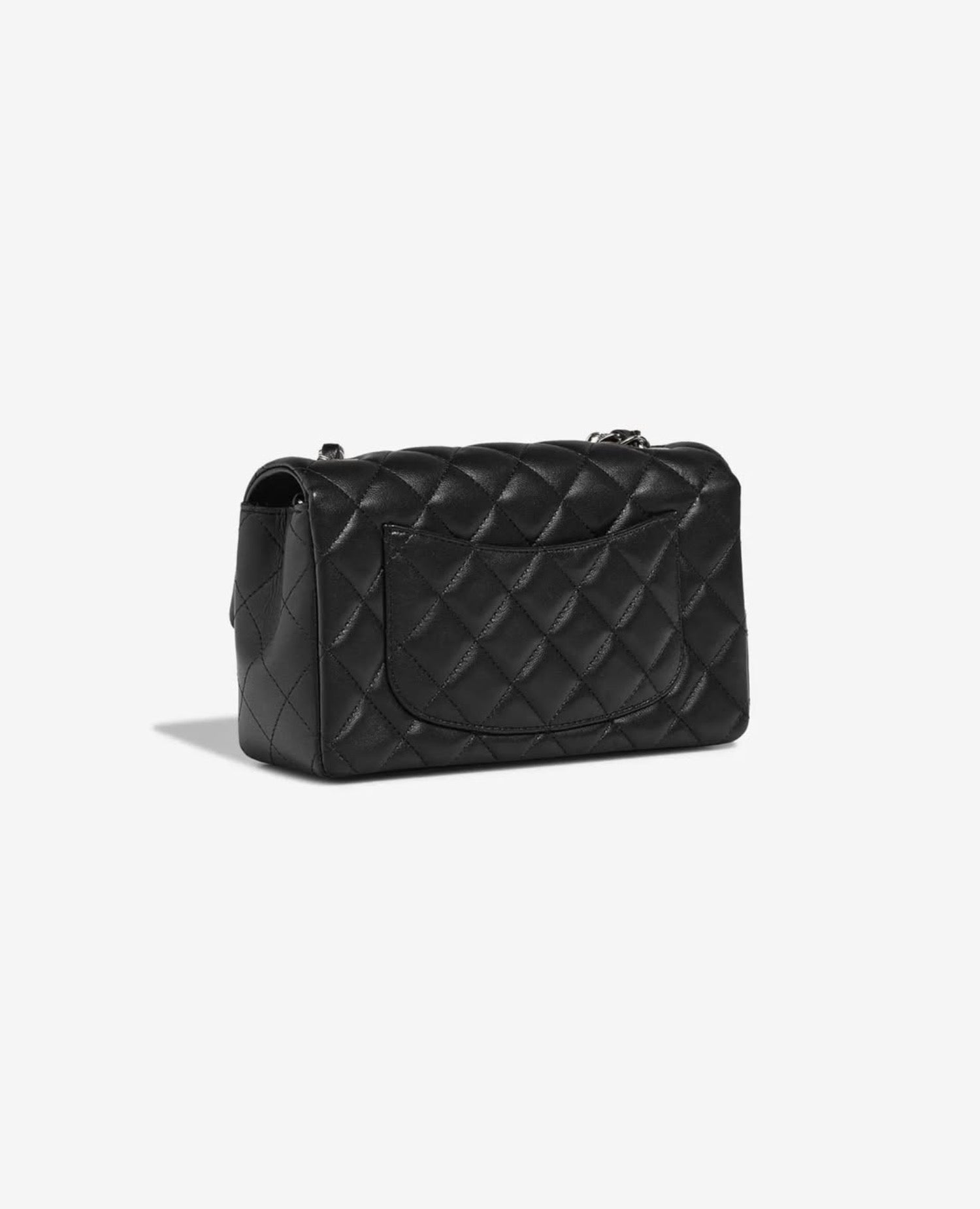 Coco Mini Classic Double Flap Silver Hardware