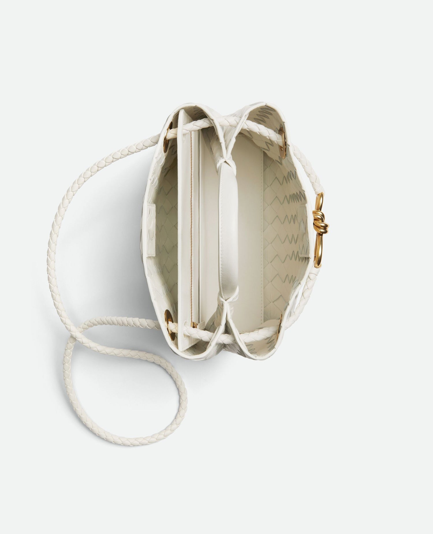 Bottega Veneta Small Andiamo Sea salt