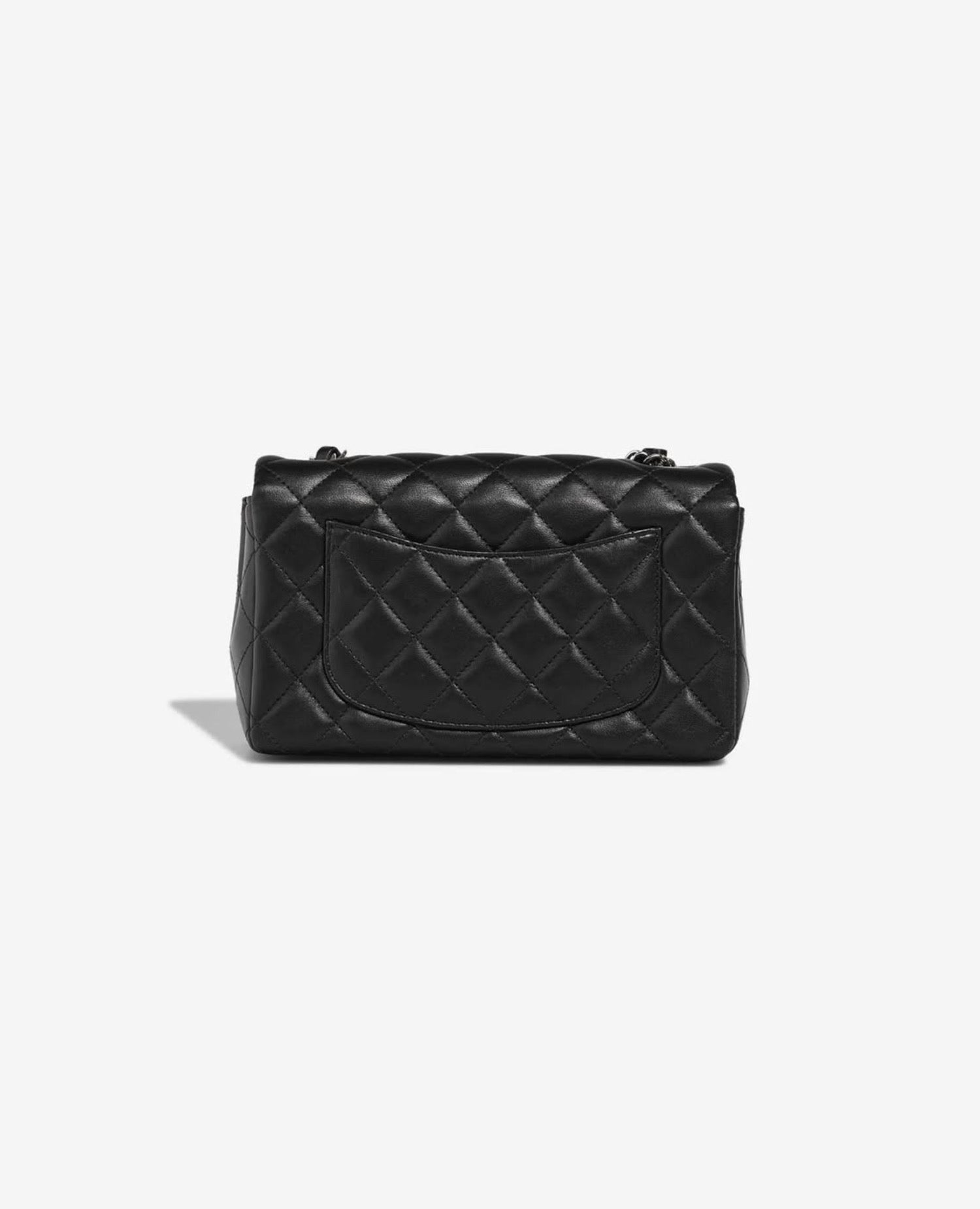 Coco Mini Classic Double Flap Silver Hardware