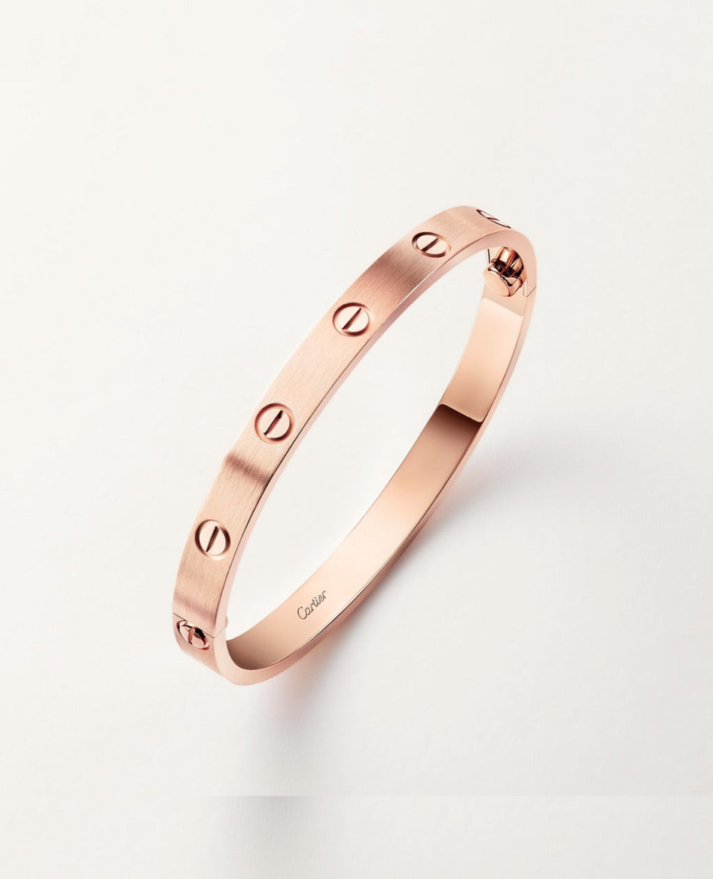 Cartier Love Bracelet, Classic Model, Brushed, Rose Gold