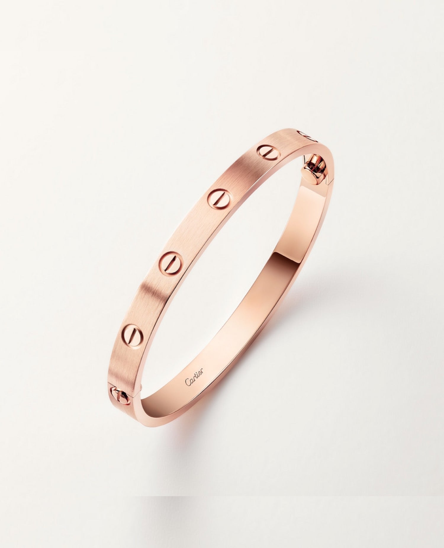 Cartier Love Bracelet, Classic Model, Brushed, Rose Gold