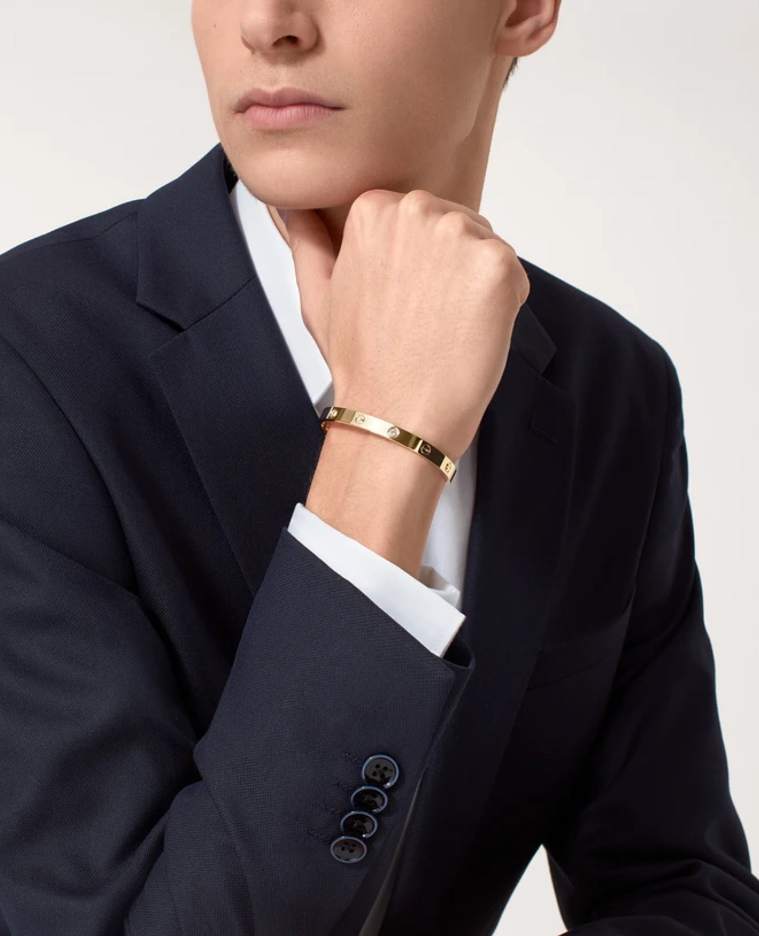Cartier Love Bracelet, Classic, 4 Diamonds, Yellow Gold
