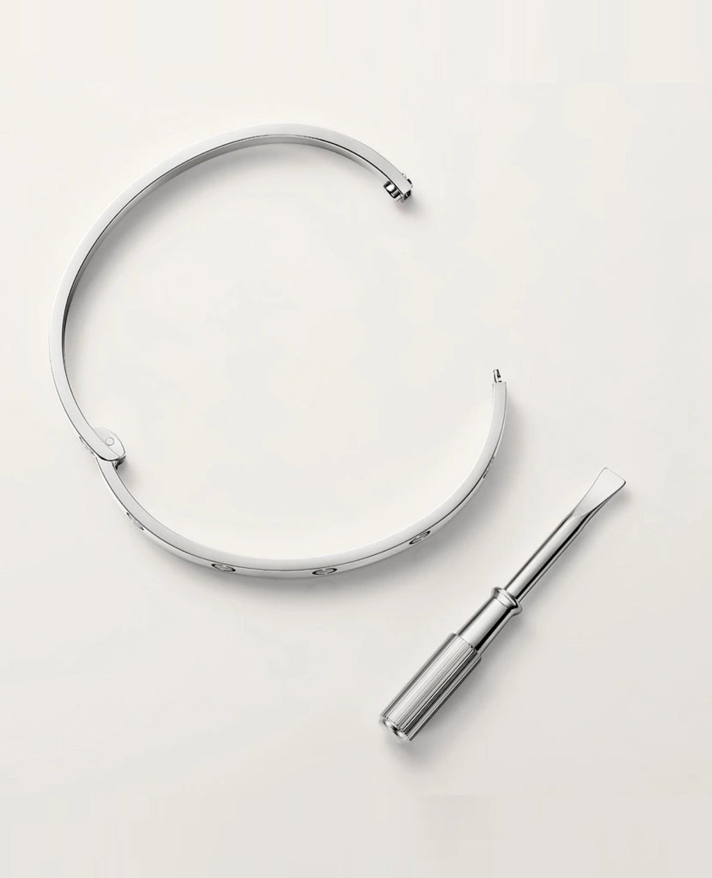 Cartier Love Bracelet, Medium Model, Silver