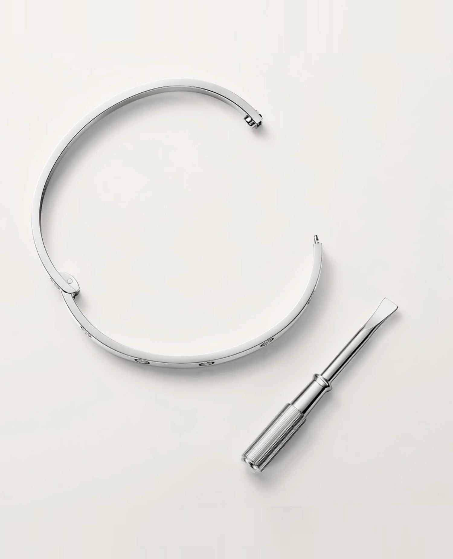 Cartier Love Bracelet, Medium Model, Silver