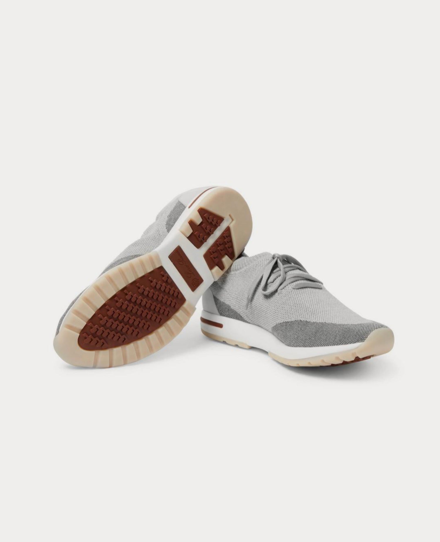 Loro Piana 360 LP Flexy Walk Sneaker Wool Grey Mix