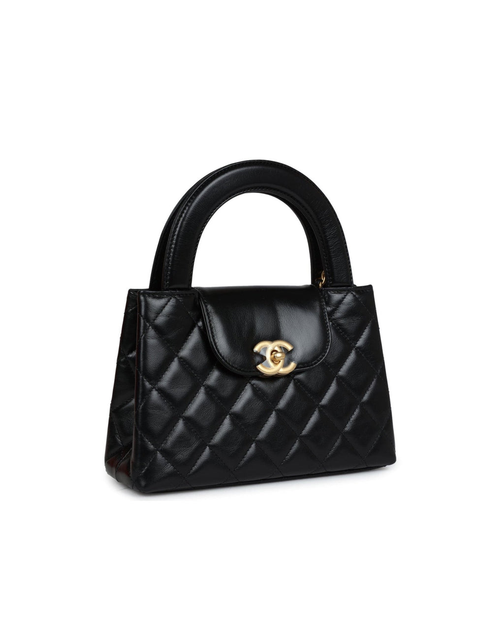 Coco Small Kelly Shopper Lambskin Black