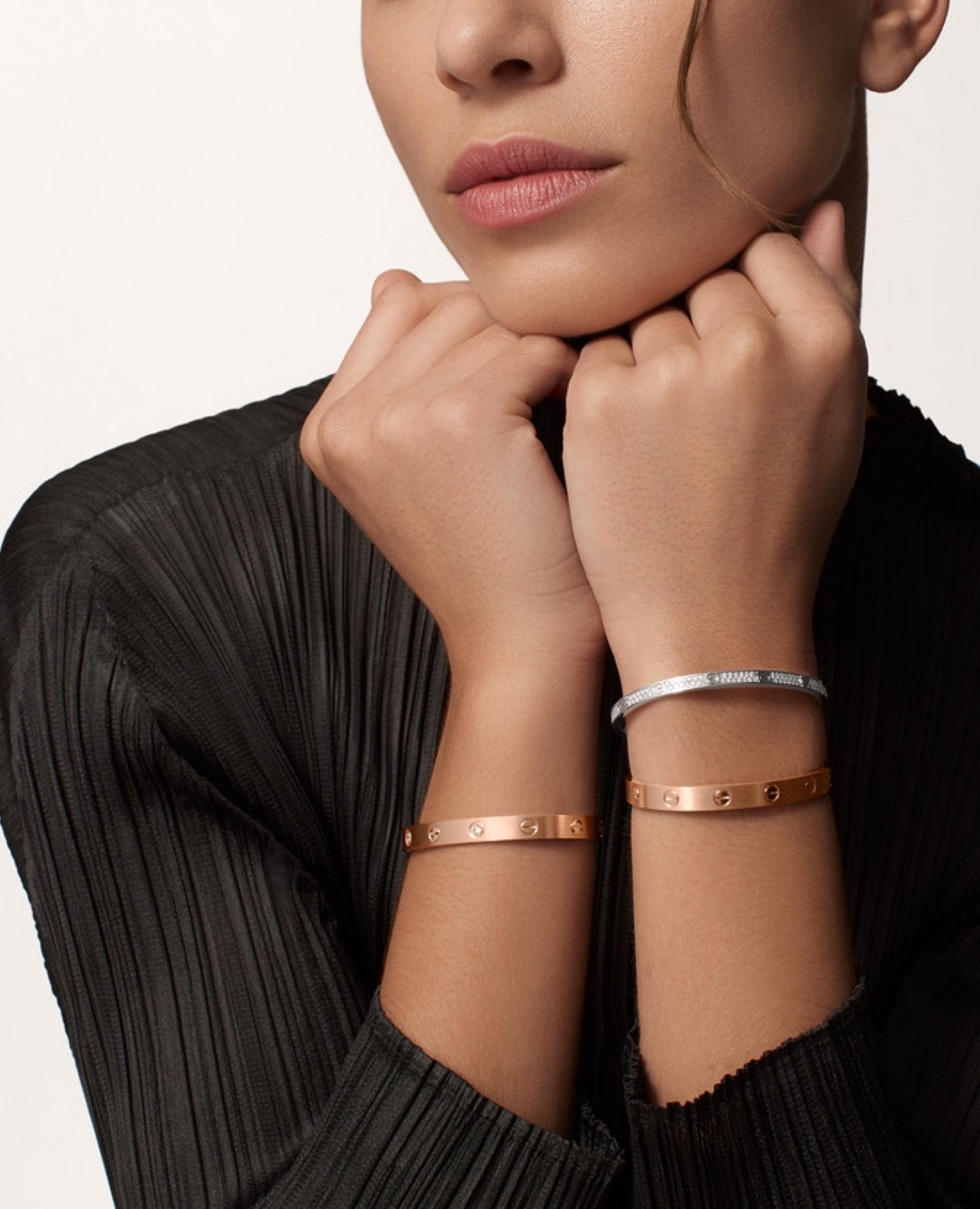Cartier Love Bracelet, Classic Model, Brushed, Rose Gold