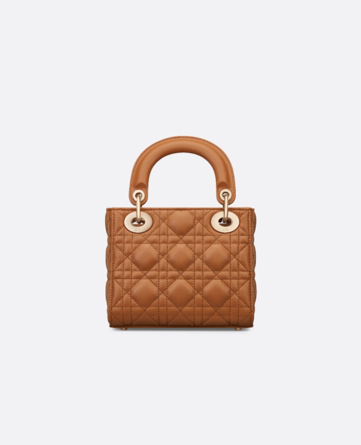 Christian Dior Mini Lady Dior Bag Golden Saddle