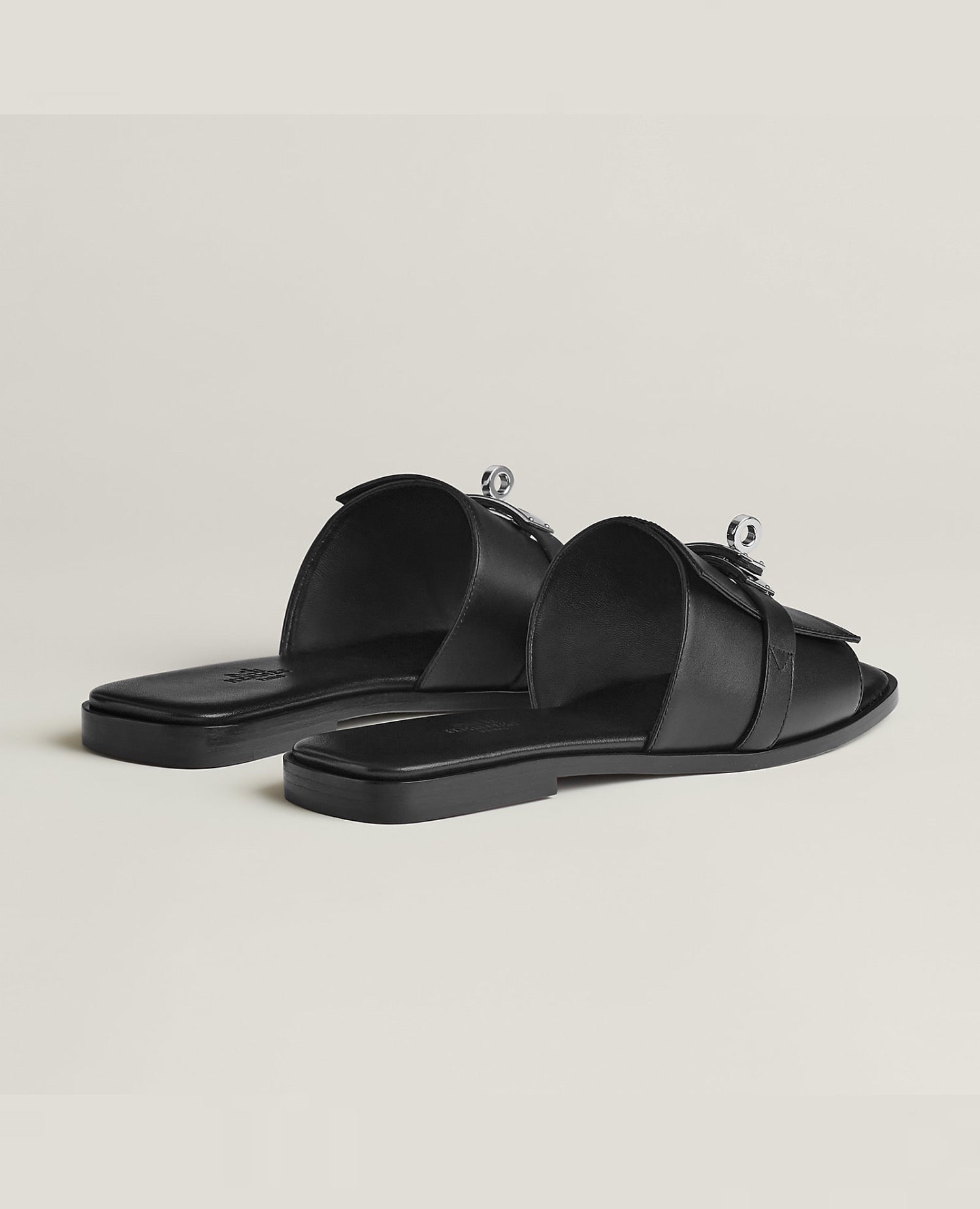 Hermès Giulia sandal Noir
