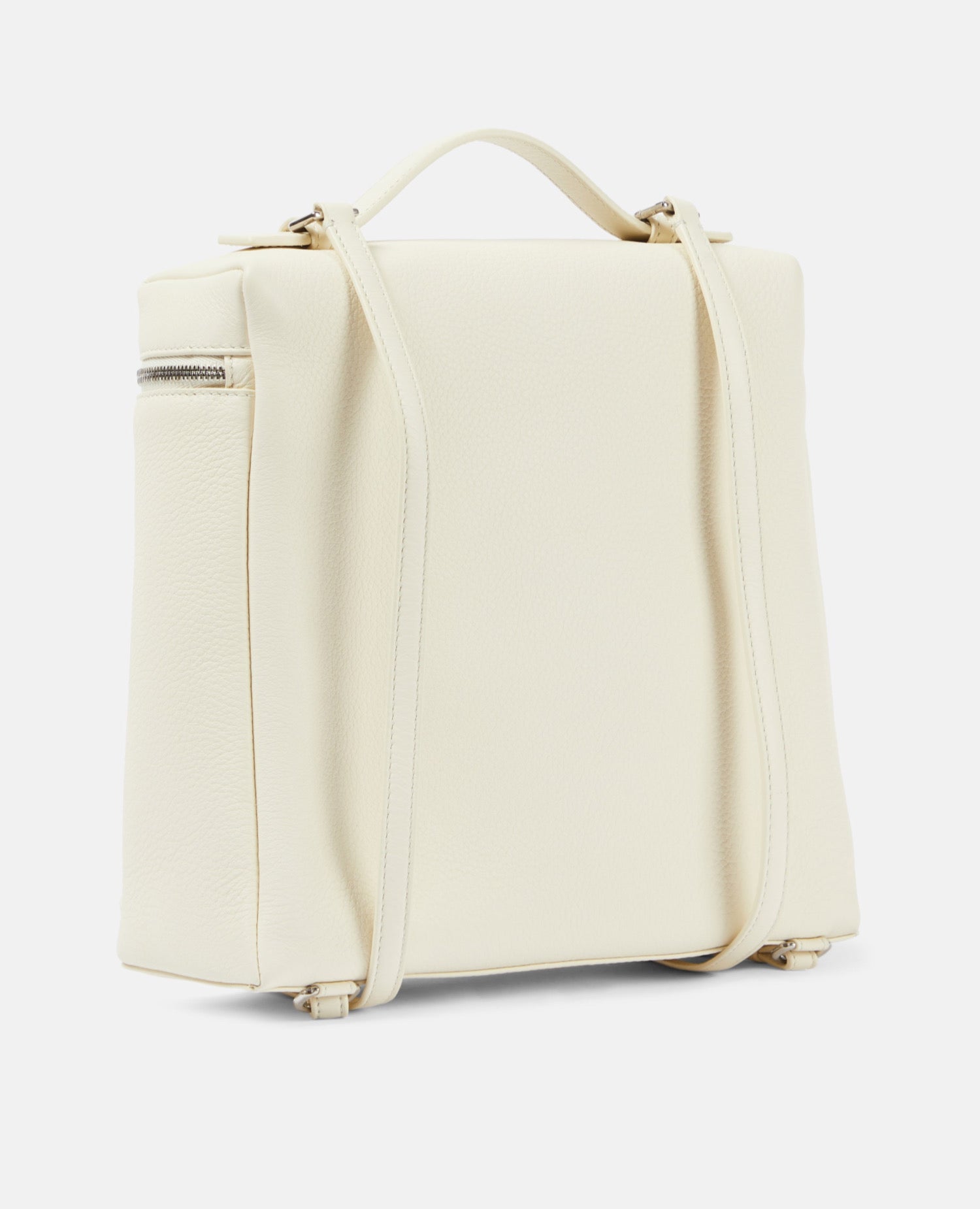 Loro Piana Extra Packet backpack White