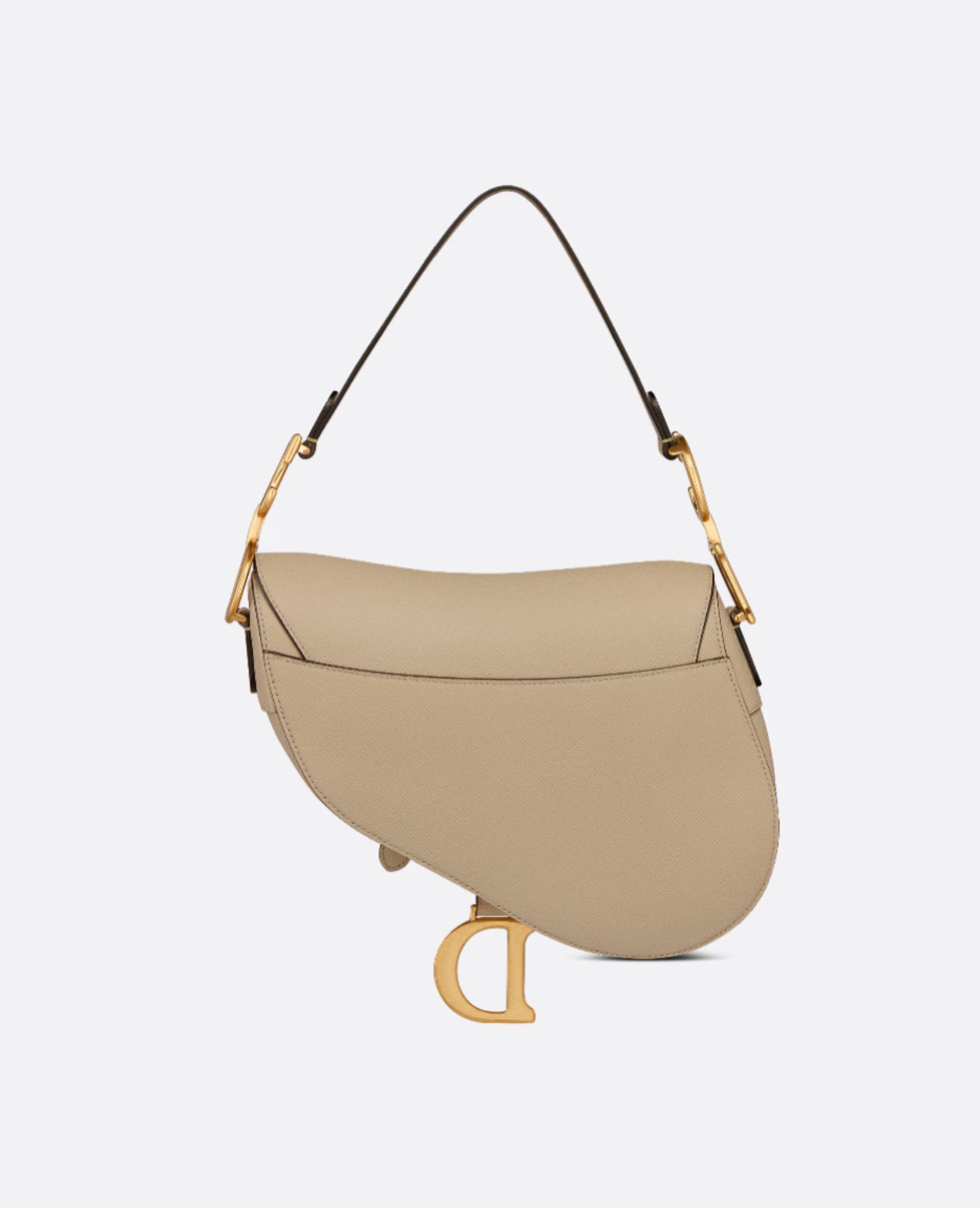 Christian Dior Saddle Bag with Strap sand Colored