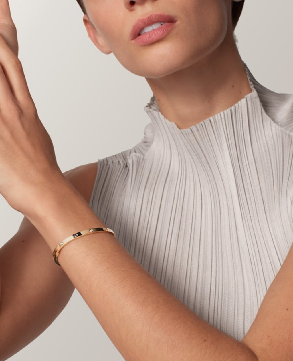 Cartier Love Bracelet, Small Model, 6 Diamonds, Gold