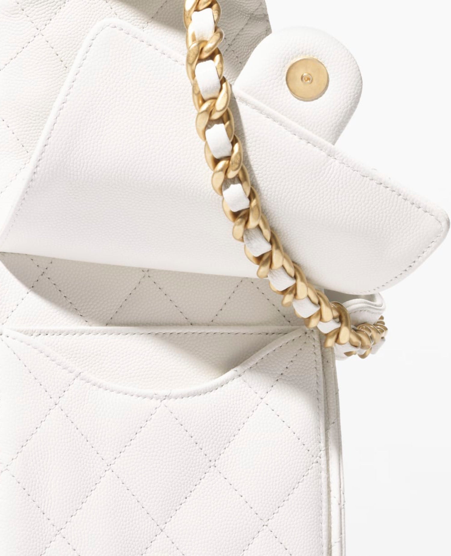 Coco 25 Small Handbag White
