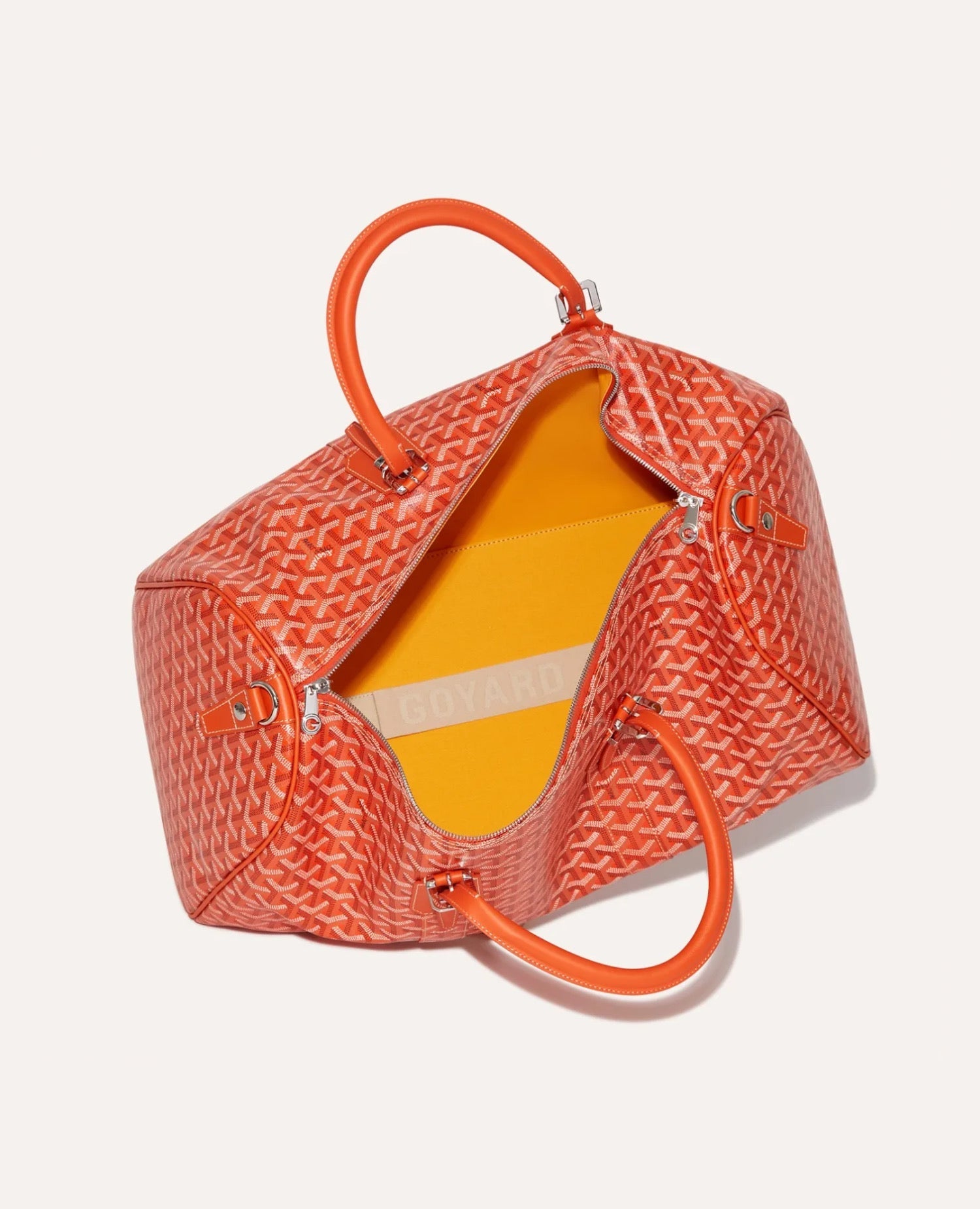 Goyard Boston 45 Bag Orange