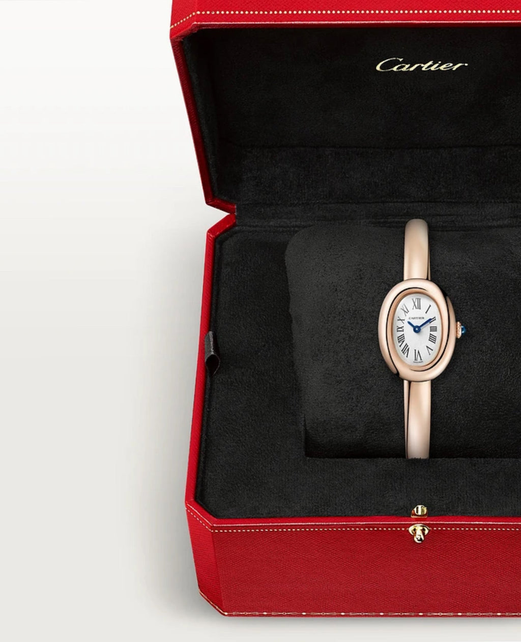Cartier BAIGNOIRE Watch, Mini Model, Rose Gold