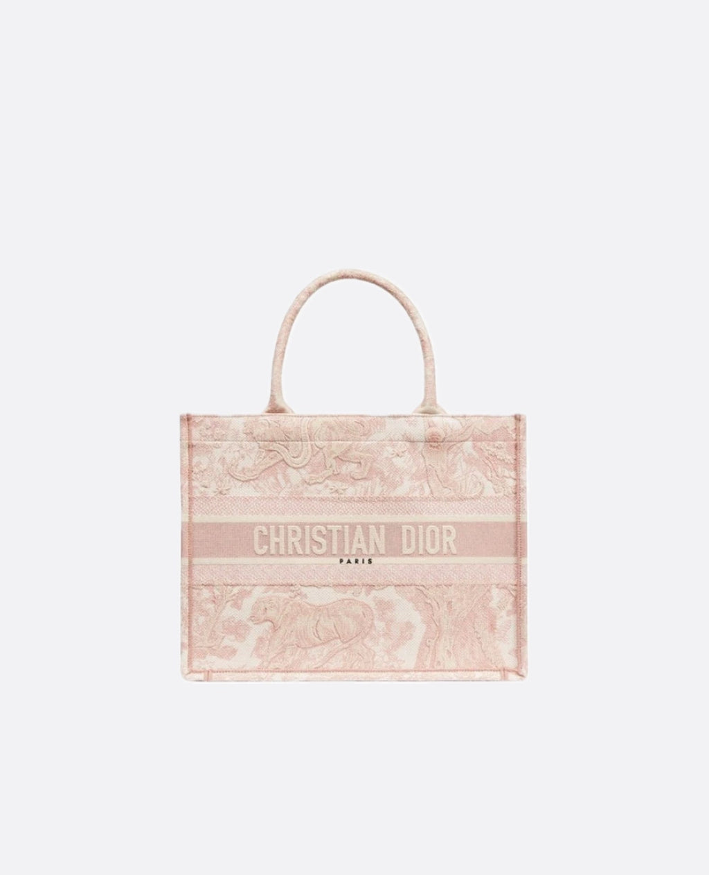 Christian Dior Small Dior Book Tote Pink Toile