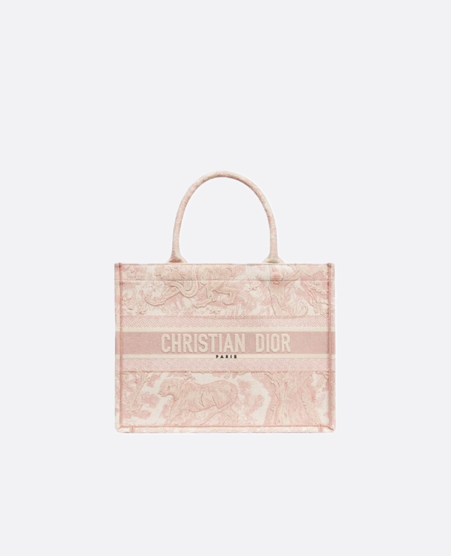 Christian Dior Small Dior Book Tote Pink Toile