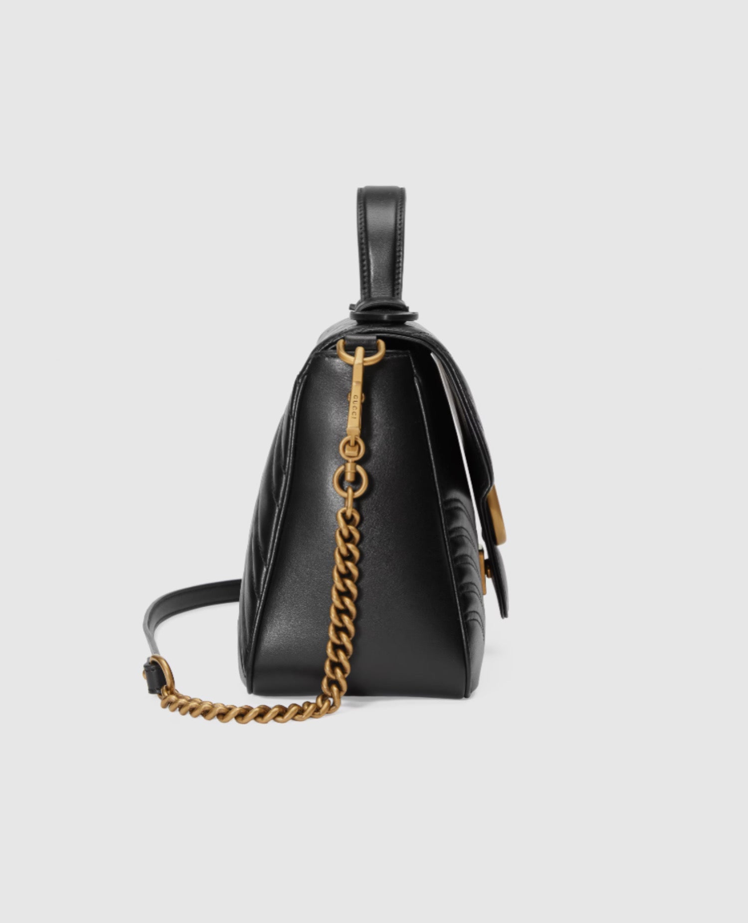 Gucci GG Marmont Small Top Handle Bag Black