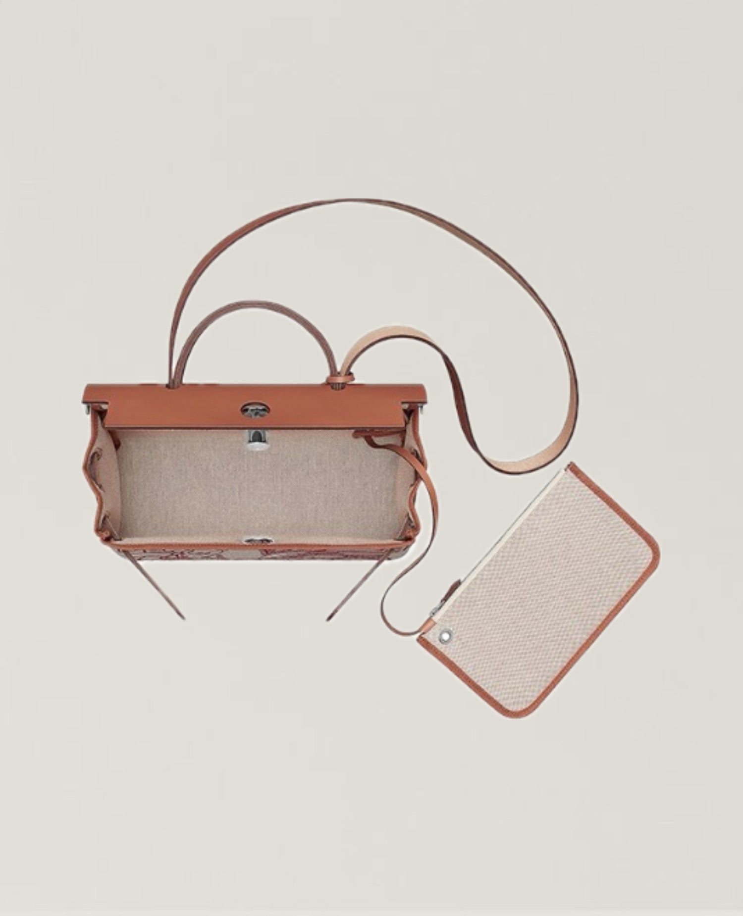 Hermès Herbag 31 Pegasus Bag Brown