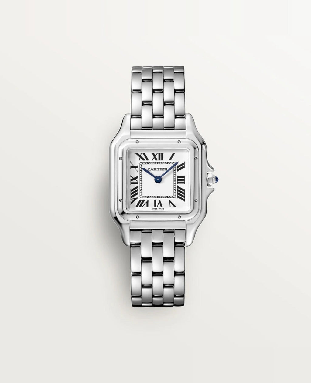 Panthère De Cartier Watch, Medium Model, Silver