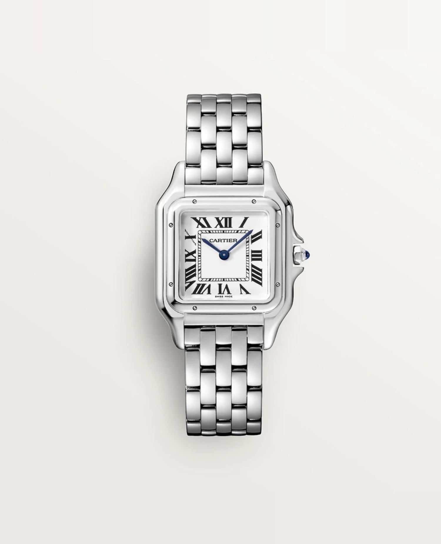 Panthère De Cartier Watch, Medium Model, Silver