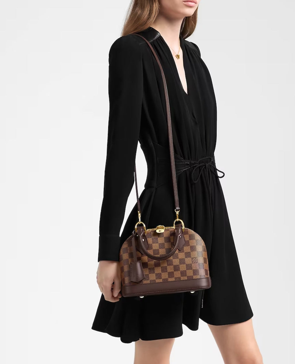 Louis Vuitton Alma BB Damier Ebene coated canvas