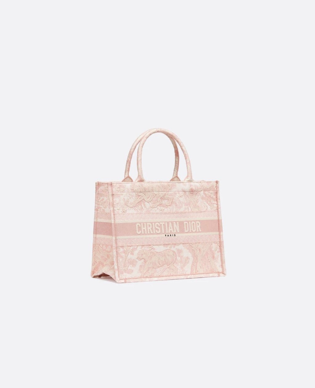 Christian Dior Small Dior Book Tote Pink Toile