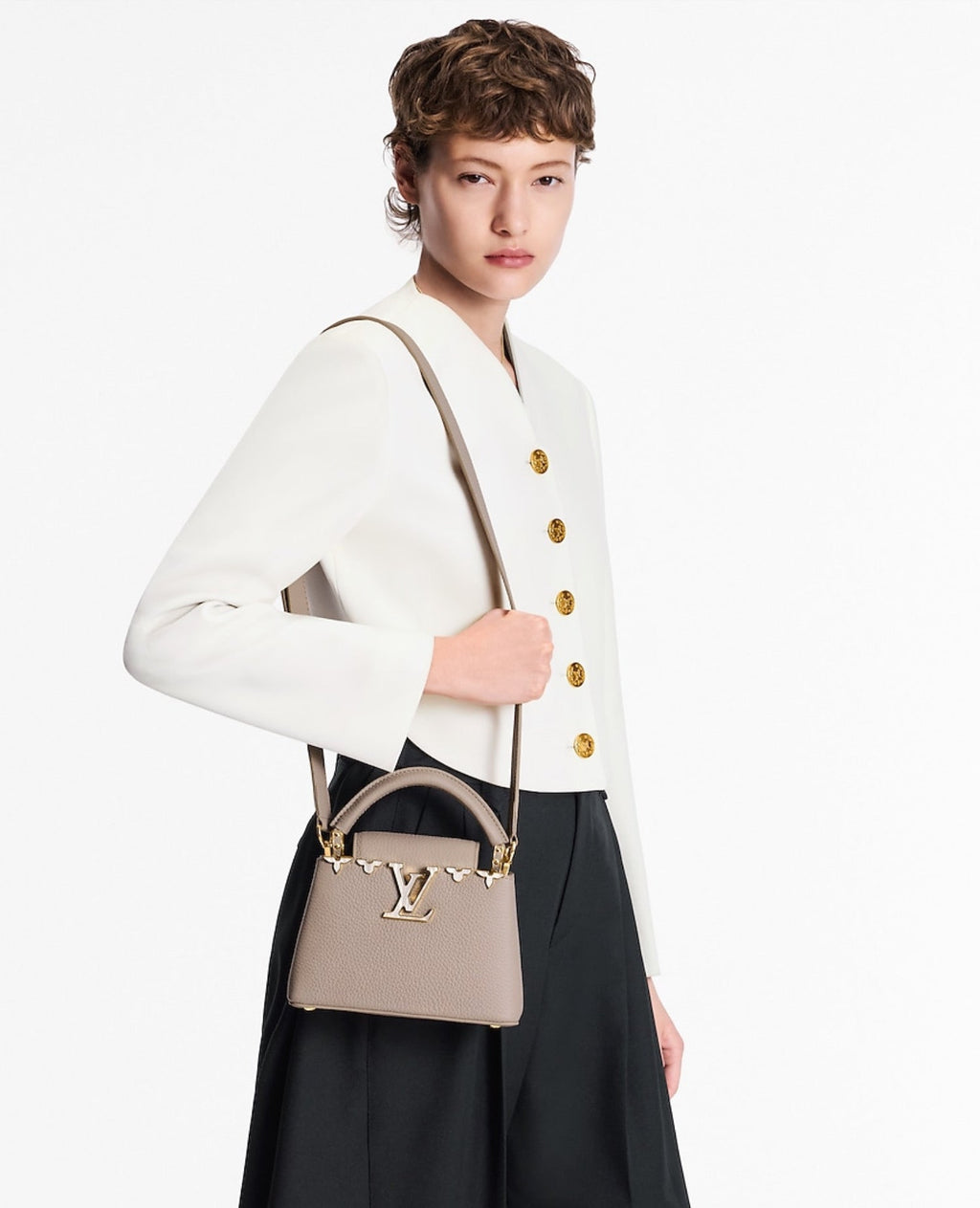 Louis Vuitton Capucines Mini Galet