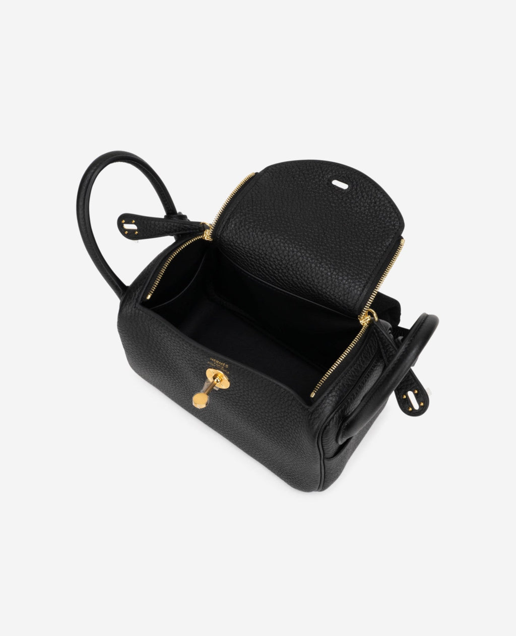 Hermès Lindy Mini Clemence Black