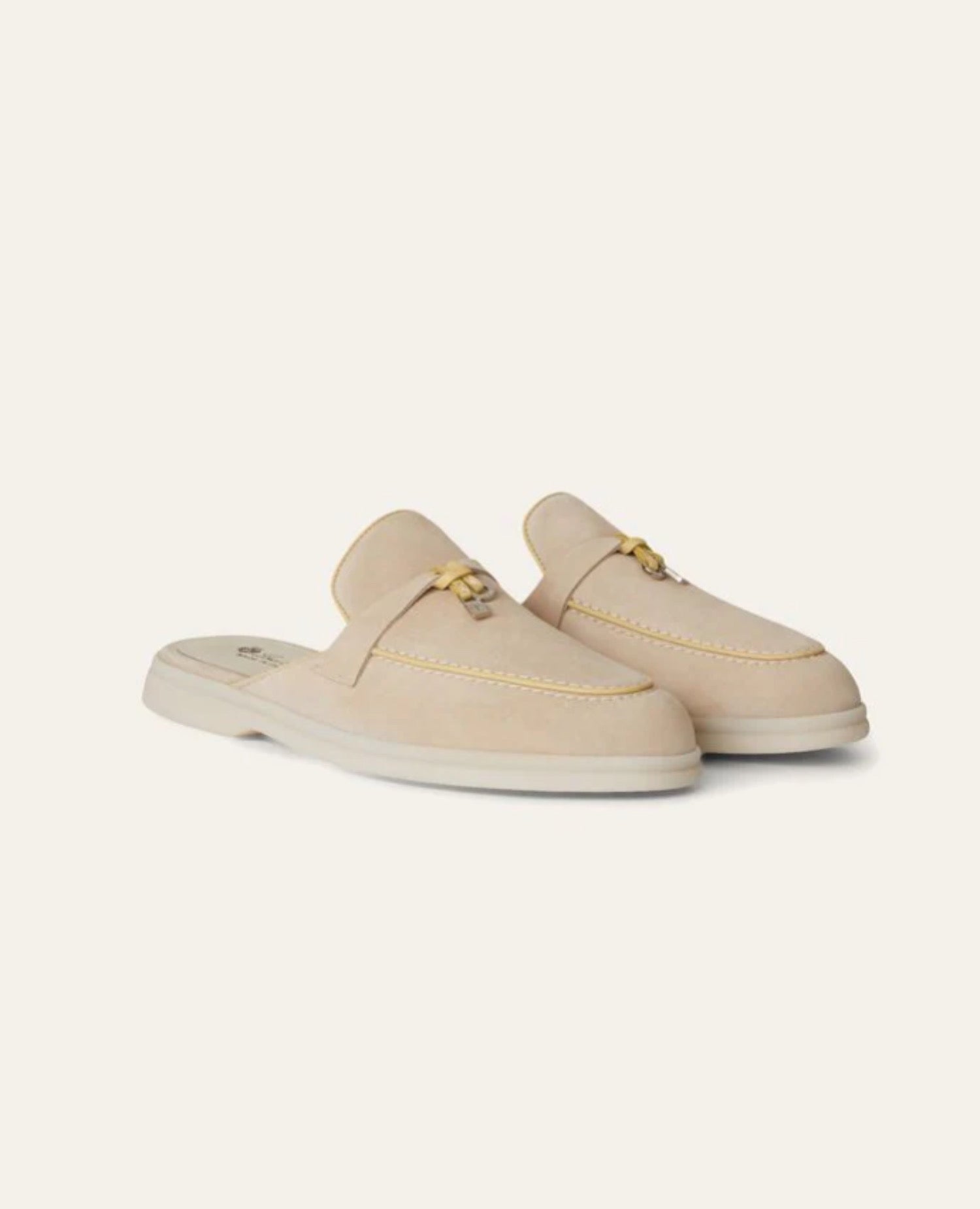 Loro Piana Babouche Charms Walk Loafers Topioca