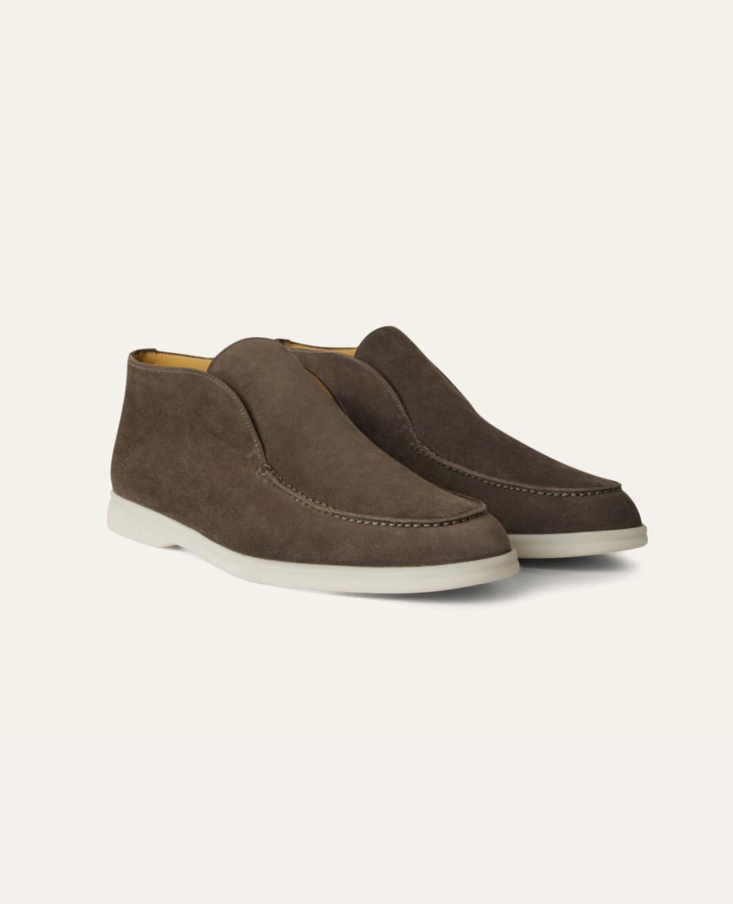 Loro Piana Open Walk Ankle Boot Warm Grey
