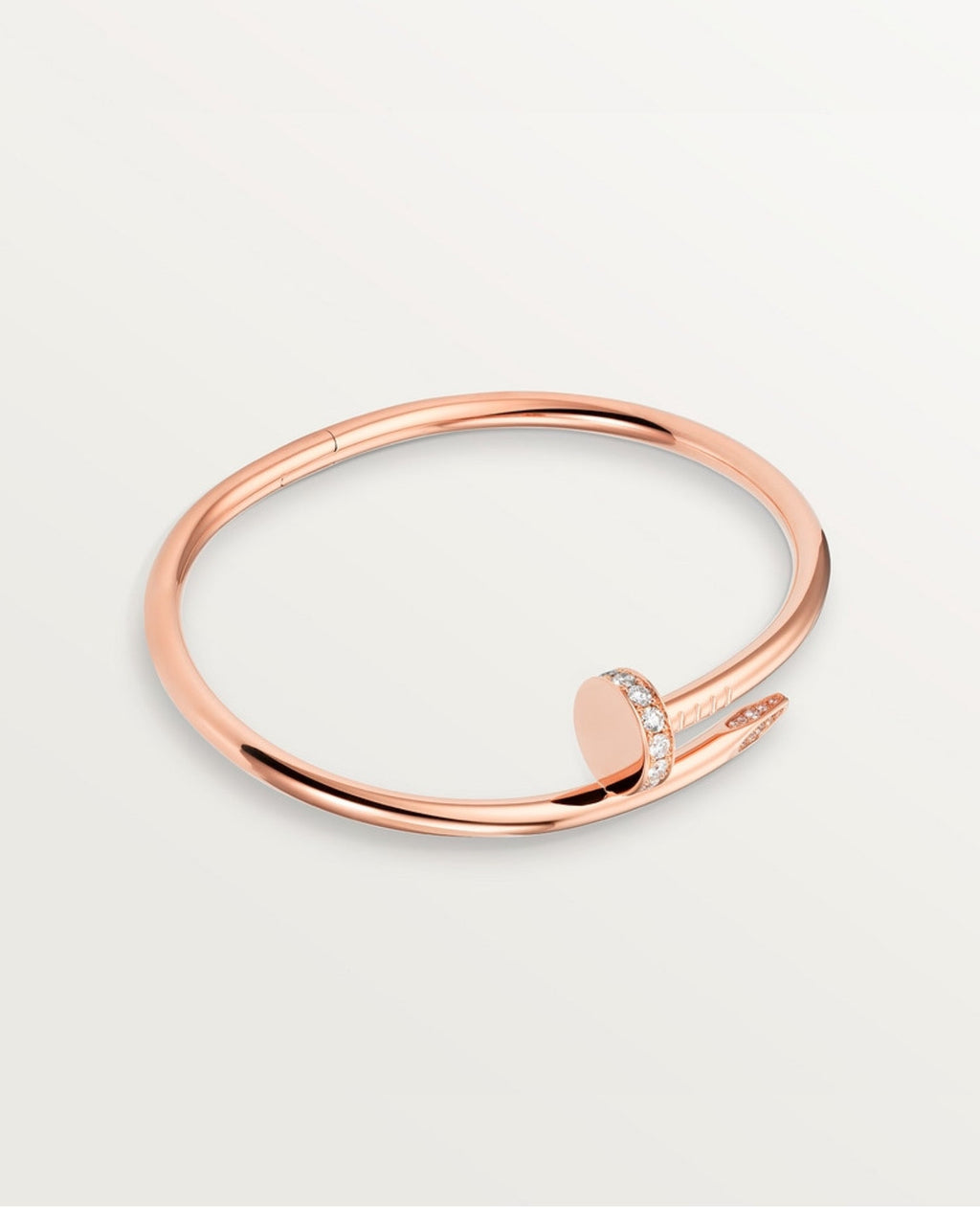 Cartier Just Un Clou Bracelet, Classic Model, Diamonds, Rose Gold