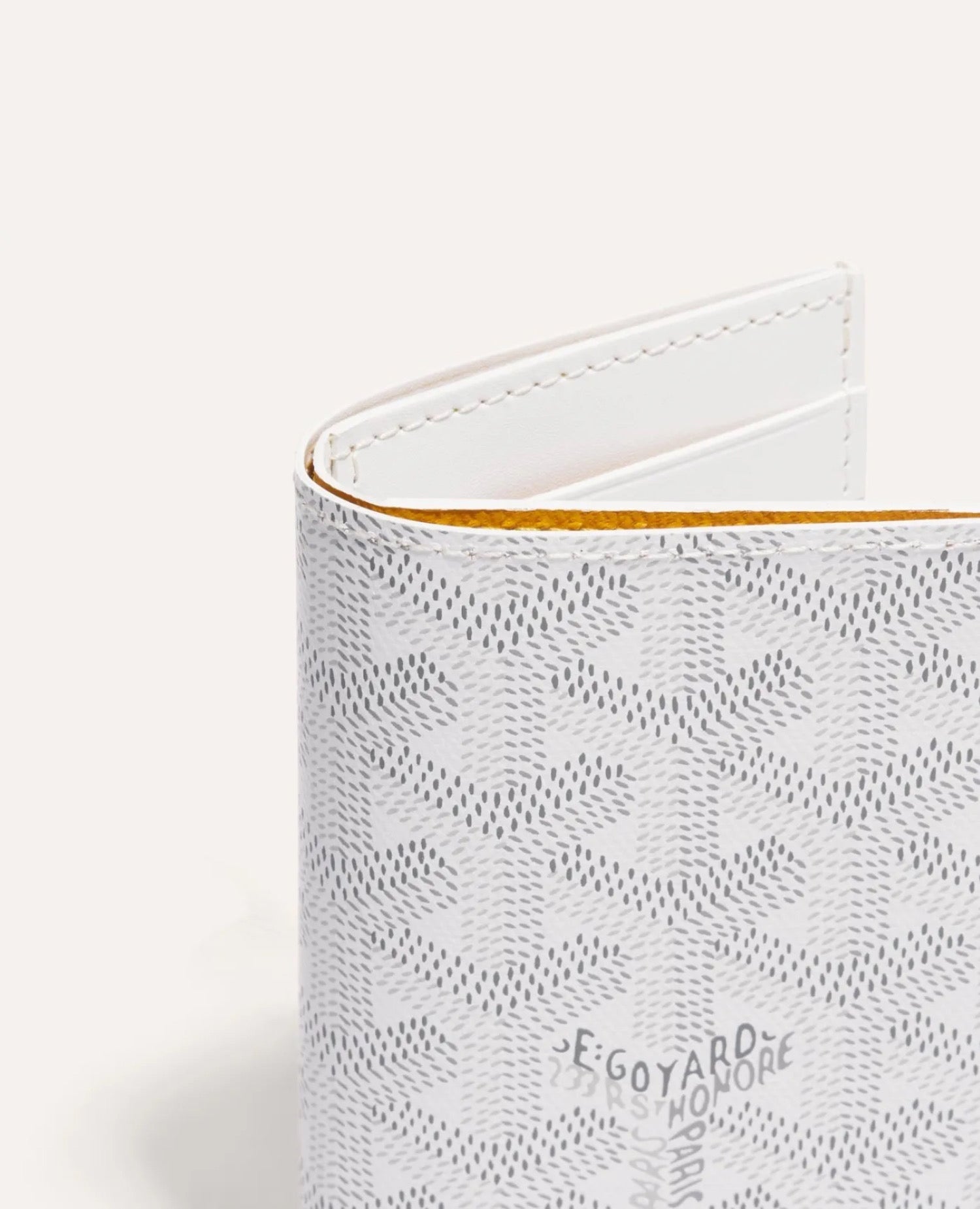 Goyard Saint-Pierre Card Wallet White