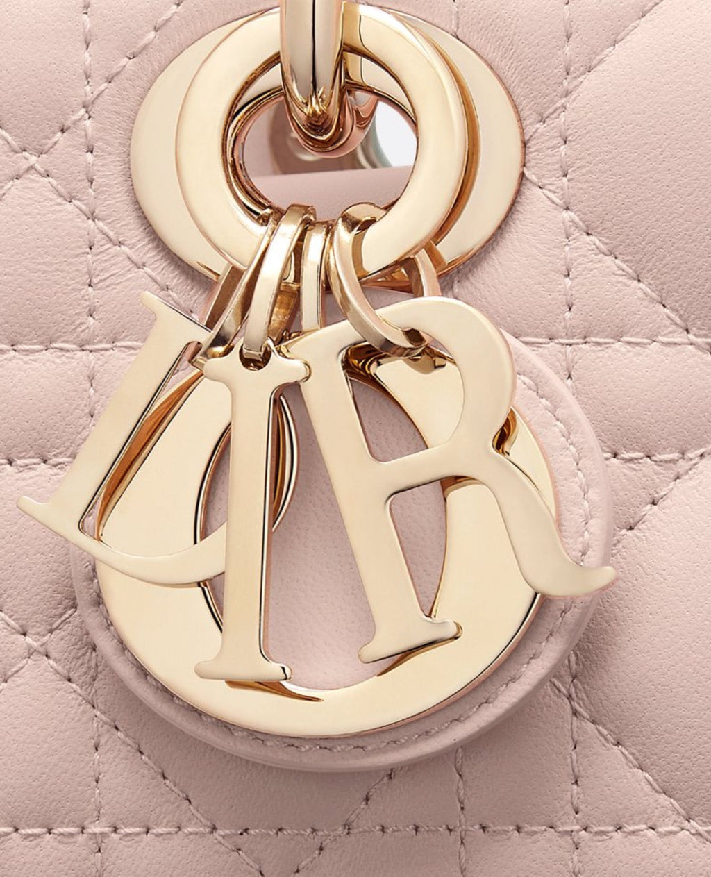 Christian Dior Small Lady D-Joy Bag Powder Pink