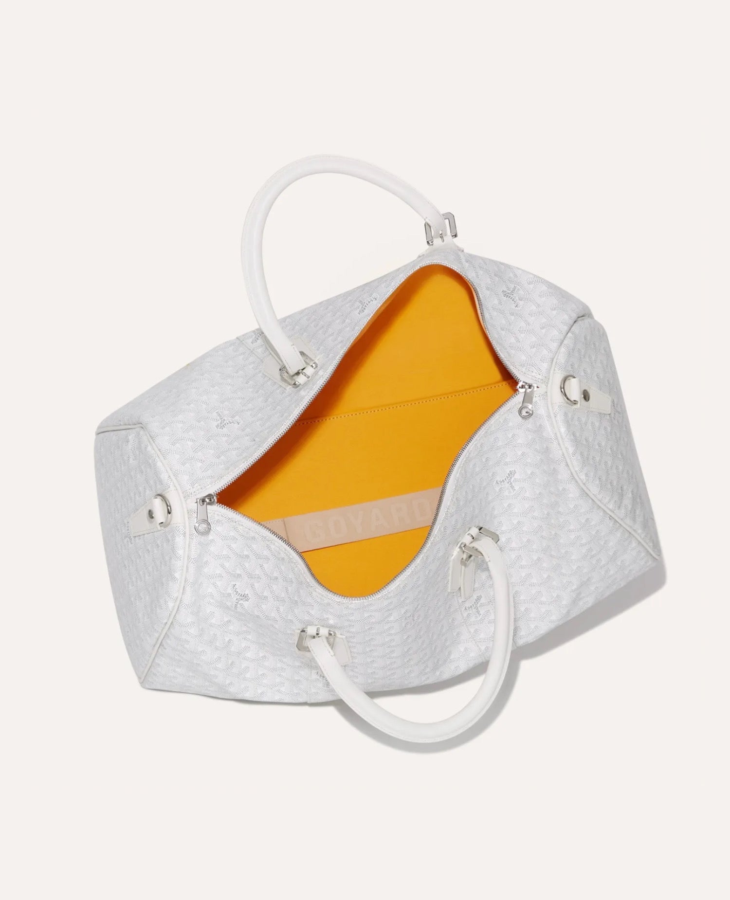 Goyard Boston 45 Bag White