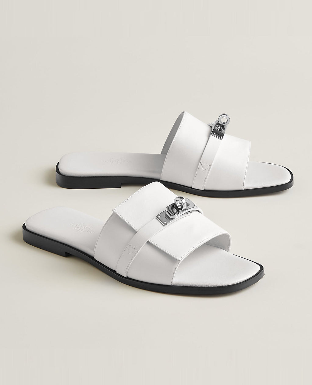 Hermès Giulia sandal Blanc